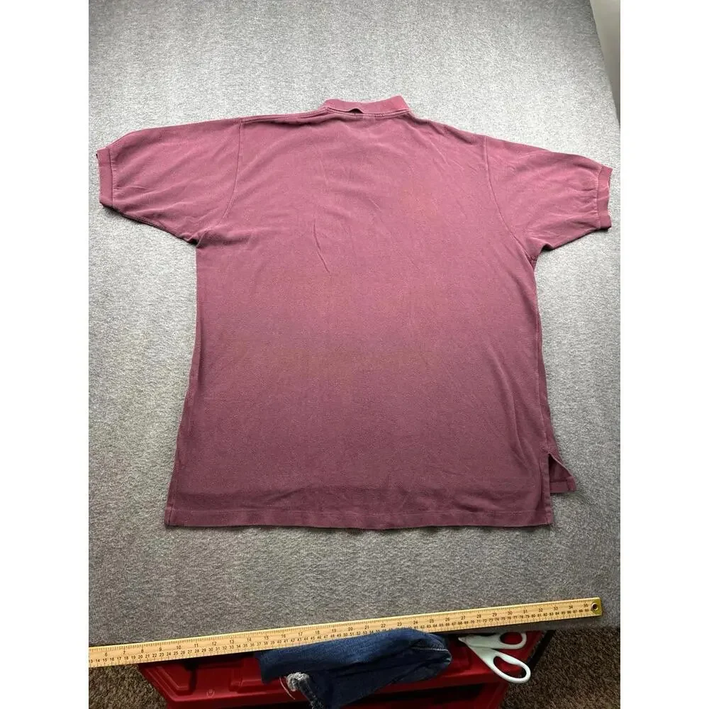 Polo Ralph‎ Lauren Burgundy XXL Cotton Polo Shirt